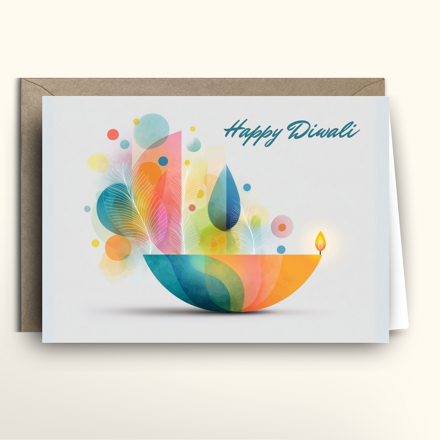Diwali Bowl of Light and Life - Card