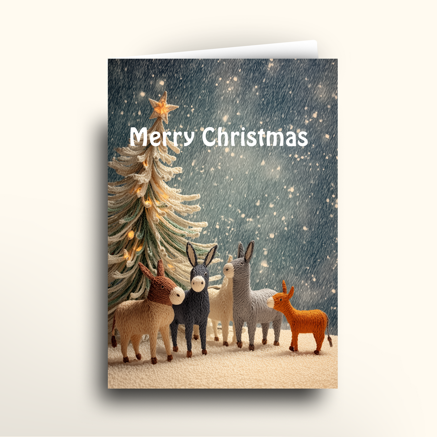 Donkey Yarnmas - Card