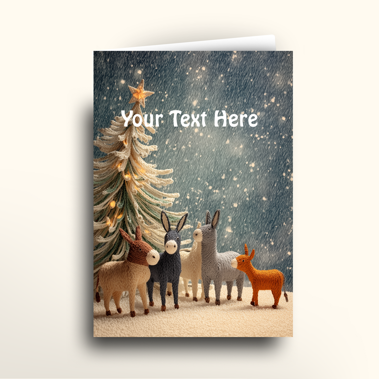 Donkey Yarnmas - Card