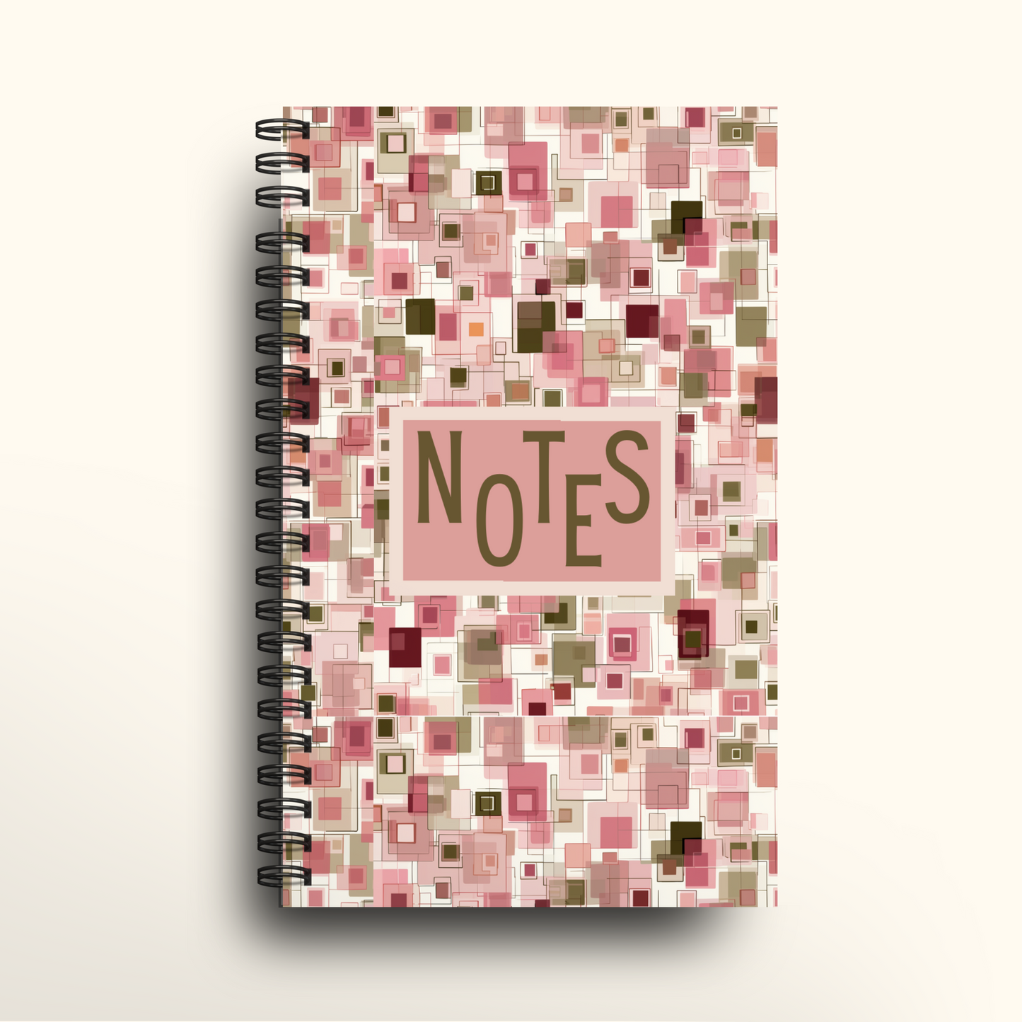 Mauve Crazy Blocks - A5/US Trade