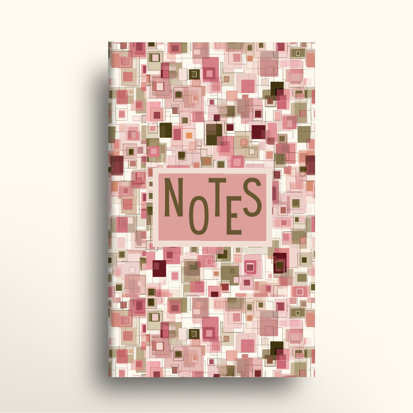 Mauve Crazy Blocks - A5/US Trade