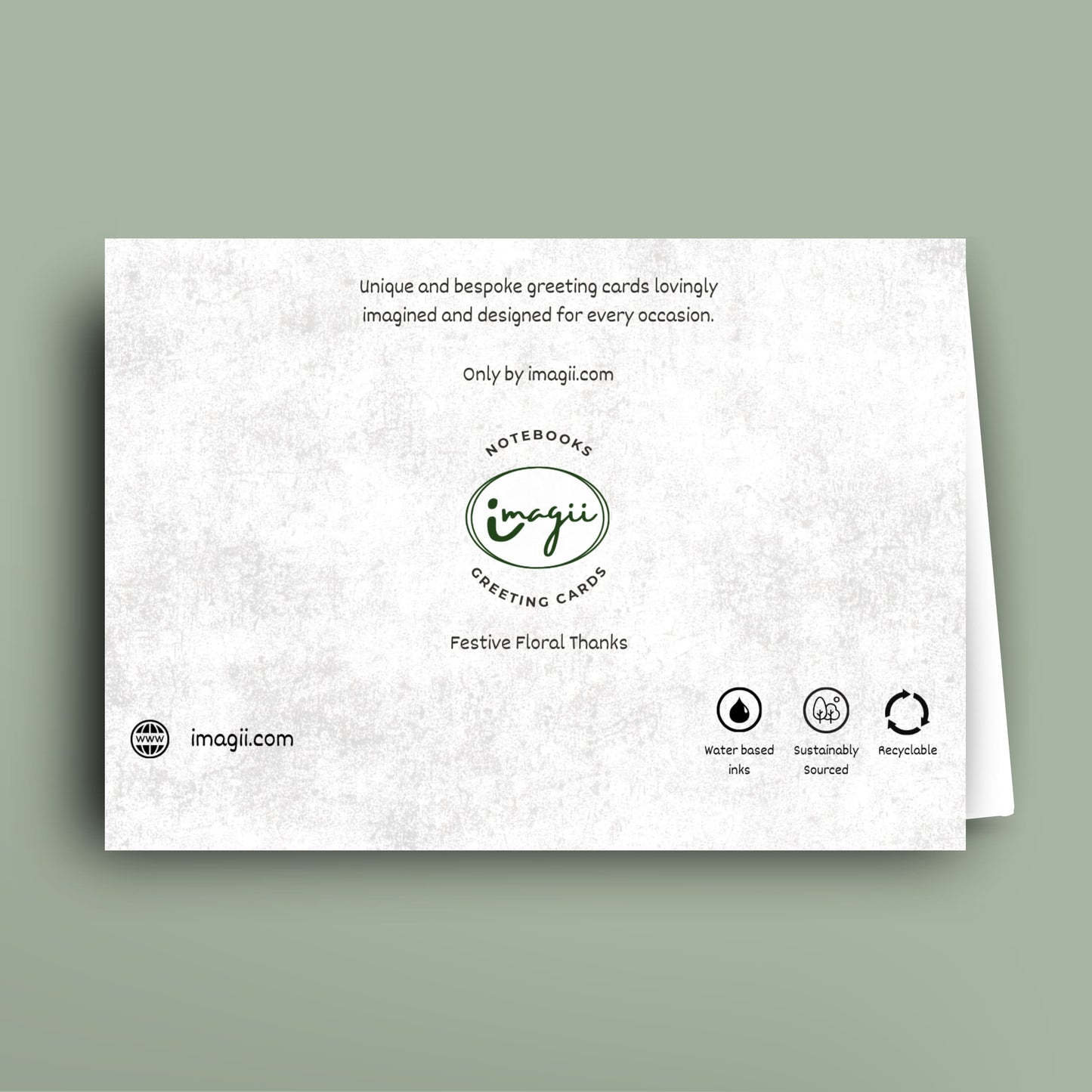 Festive Floral Thanks