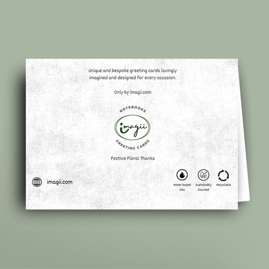 Festive Floral Thanks