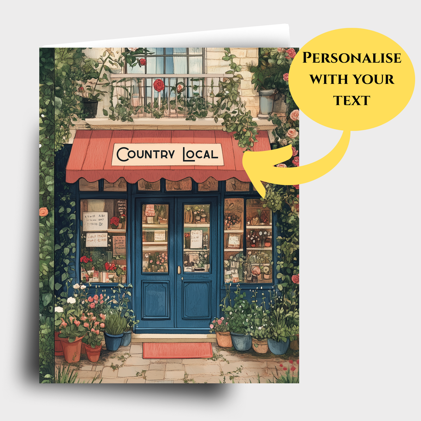 Garden Shop Greeting Card