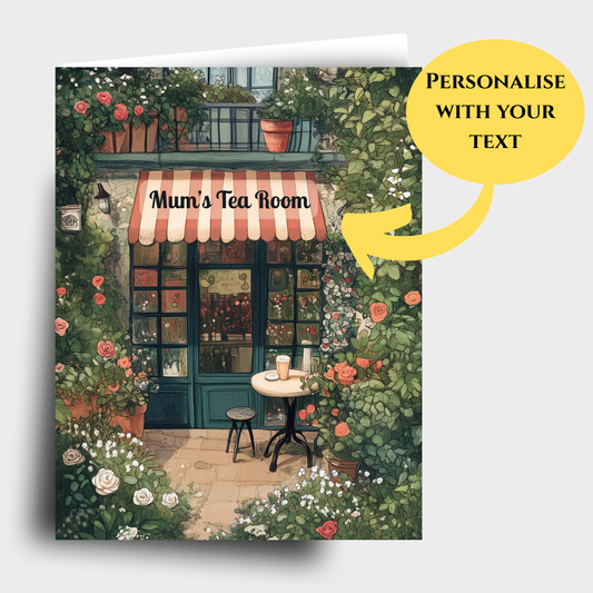 Garden Tea Shop Card