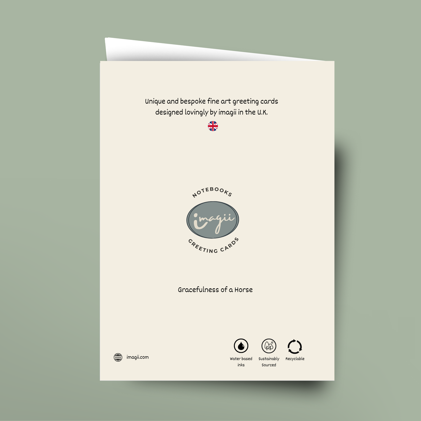 Gracefulness of a Horse - Card