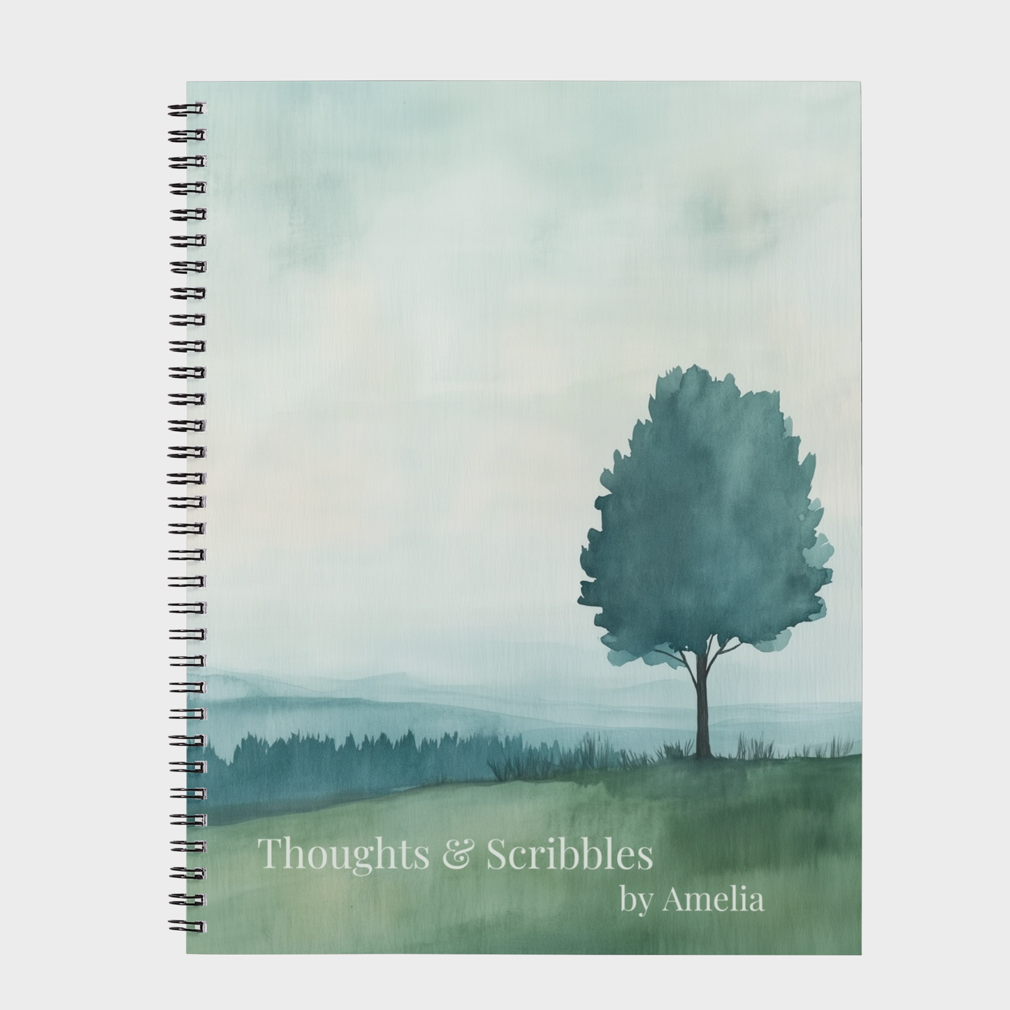 Green Field of Thought Notebook