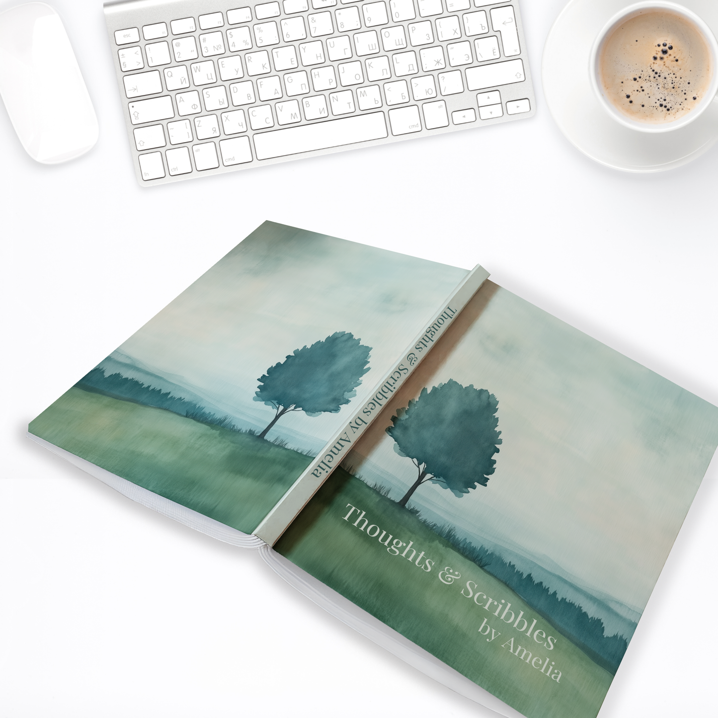 Green Field of Thought Notebook