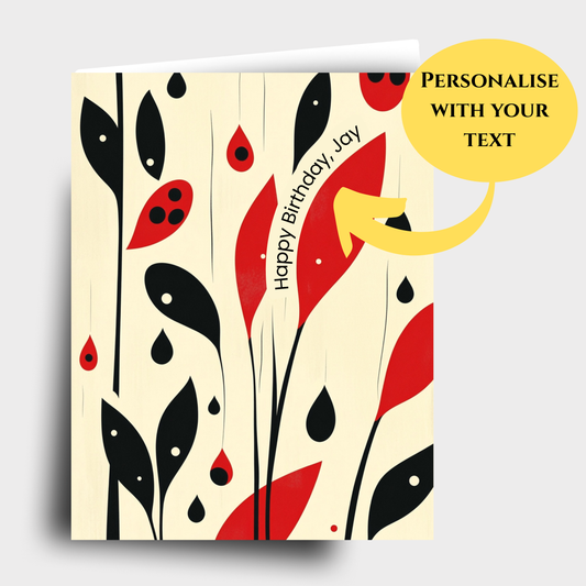 Growth in Black and Red Card