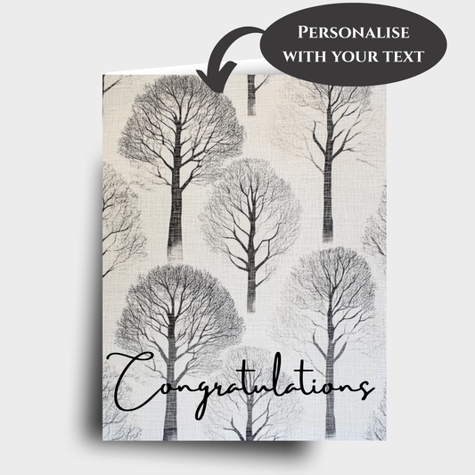Linen Trees Cards