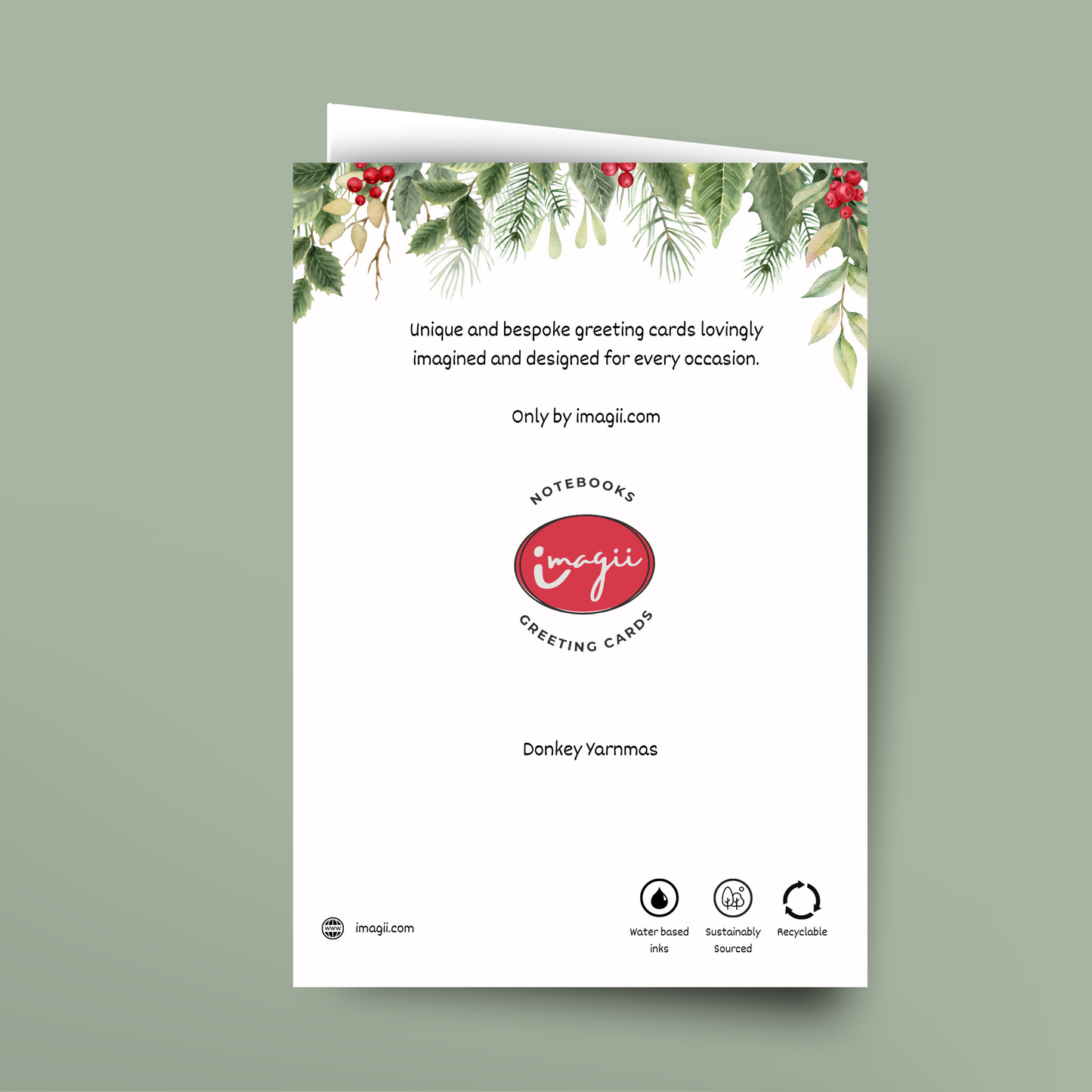 Donkey Yarnmas - Card