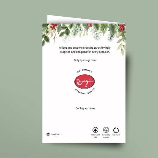 Donkey Yarnmas - Card