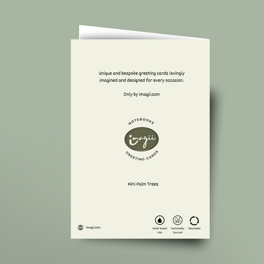 Mini Palm Trees - Card