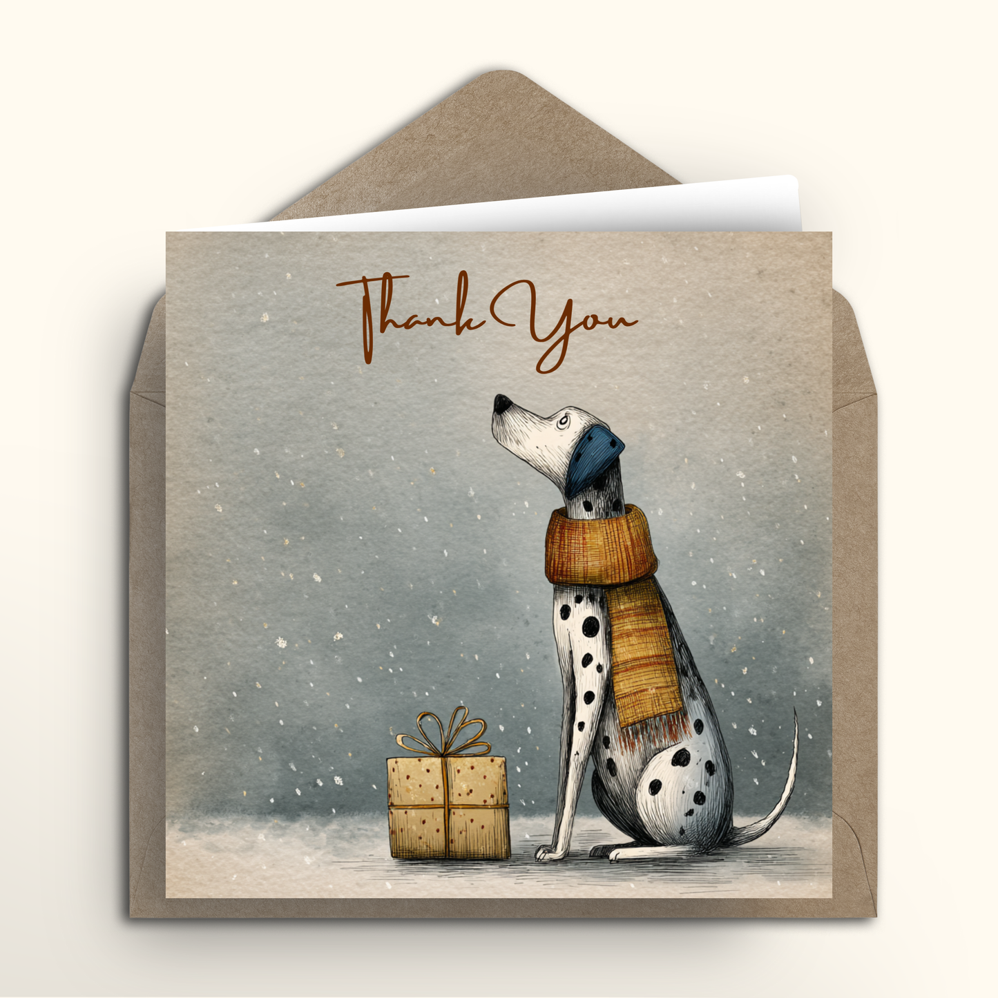 Grateful Dalmatian - Square Card