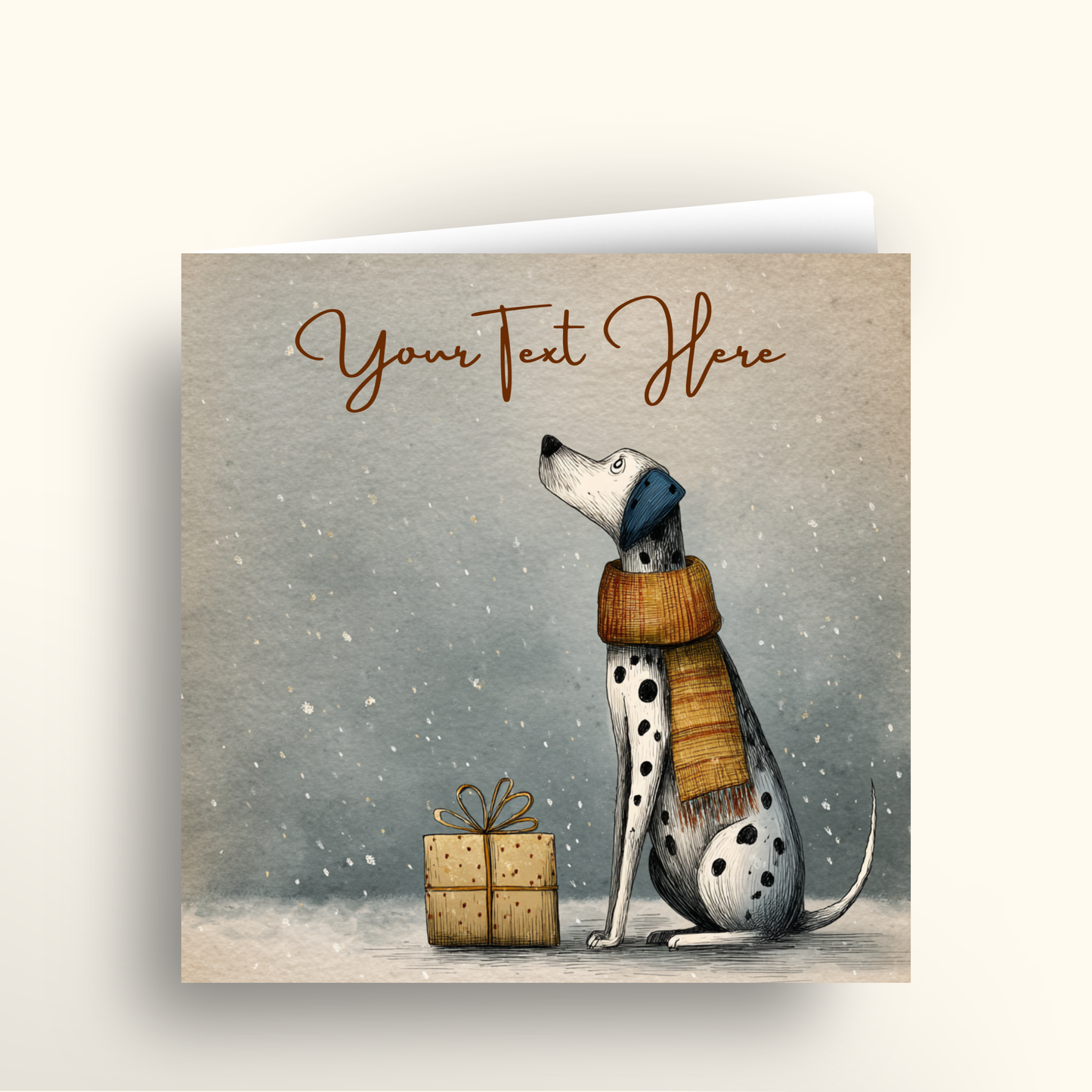 Grateful Dalmatian - Square Card