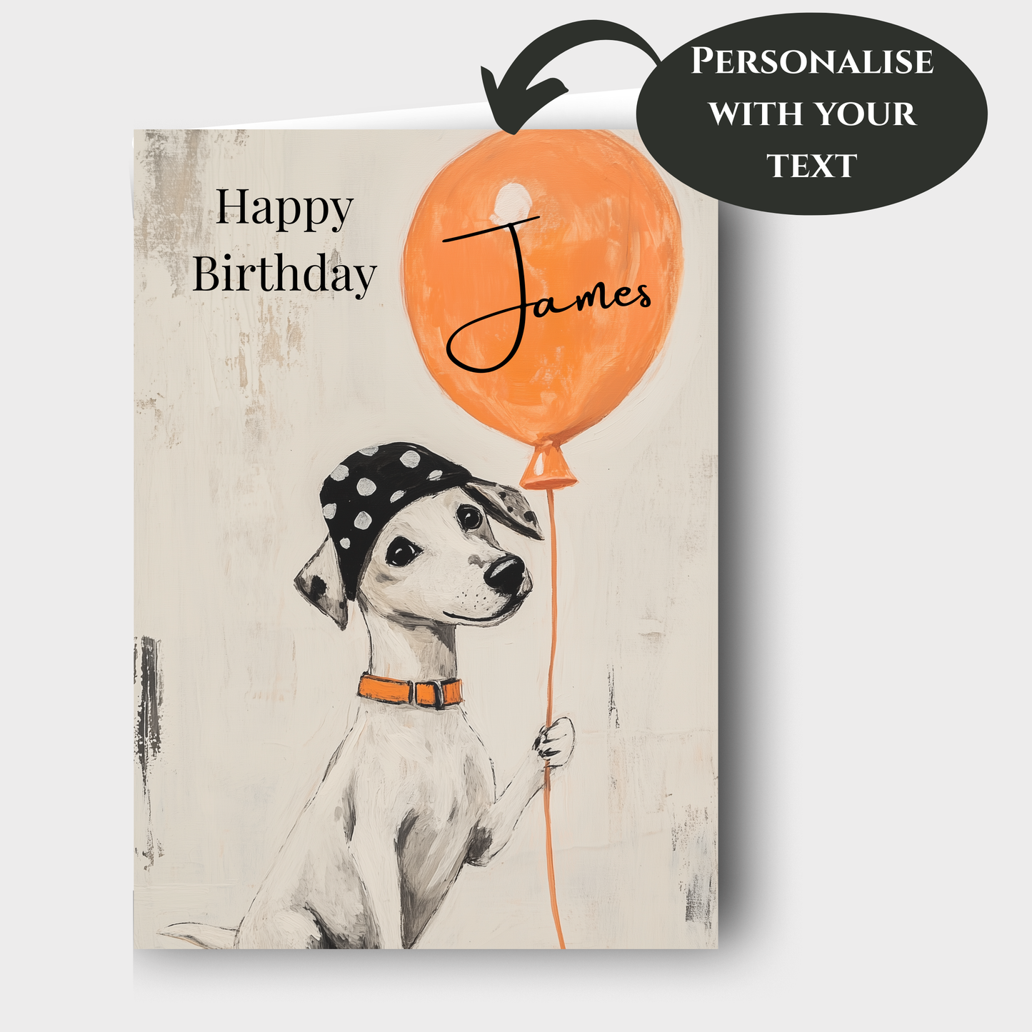 Happy Birthday Dog and Balloon Cards