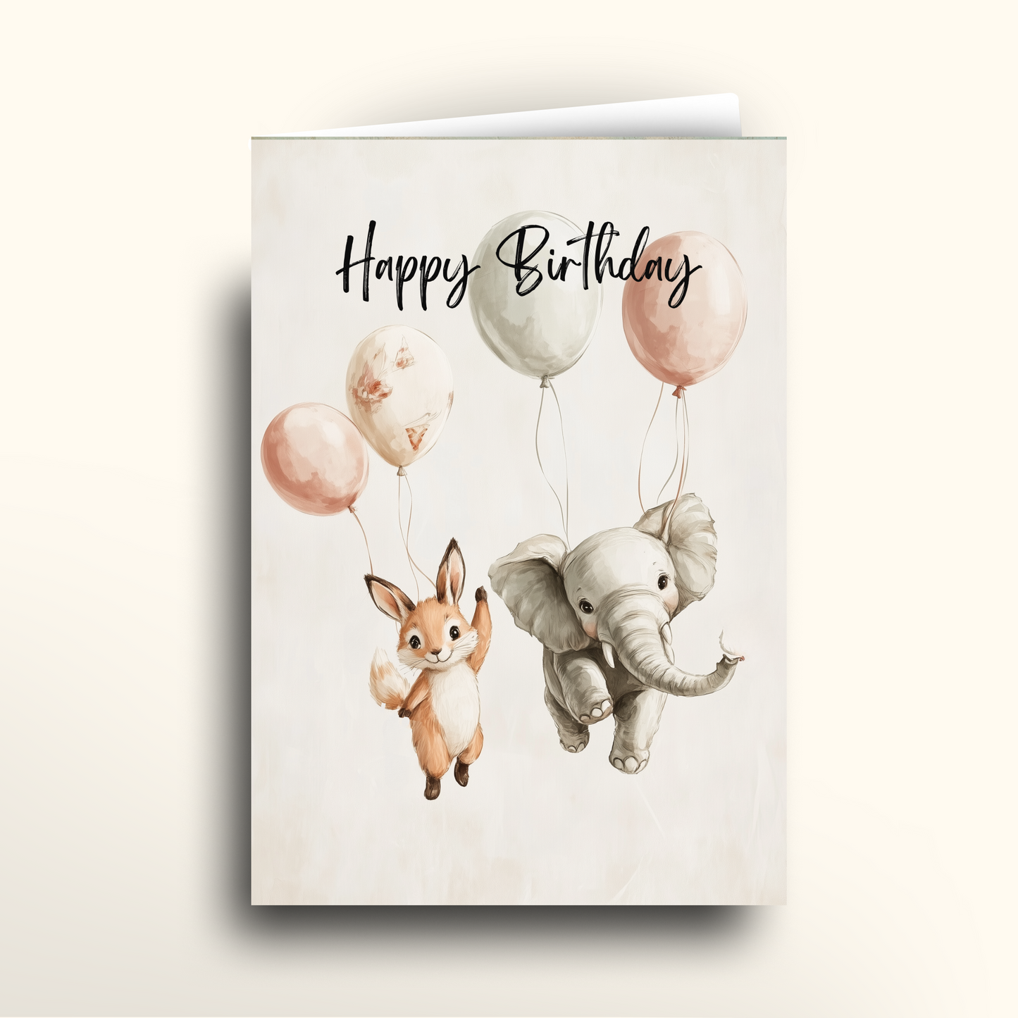 Rabbit and Friend - Card