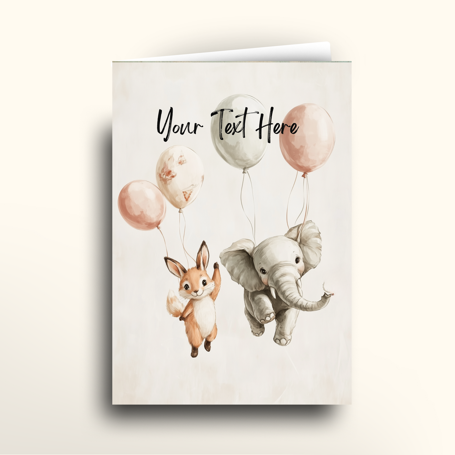 Rabbit and Friend - Card
