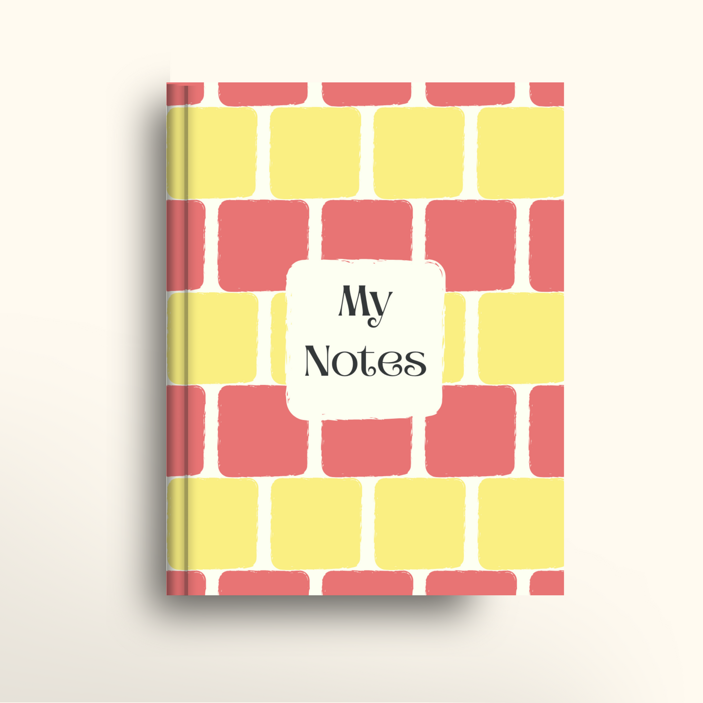 Rose Yellow Squares - A5/US Trade