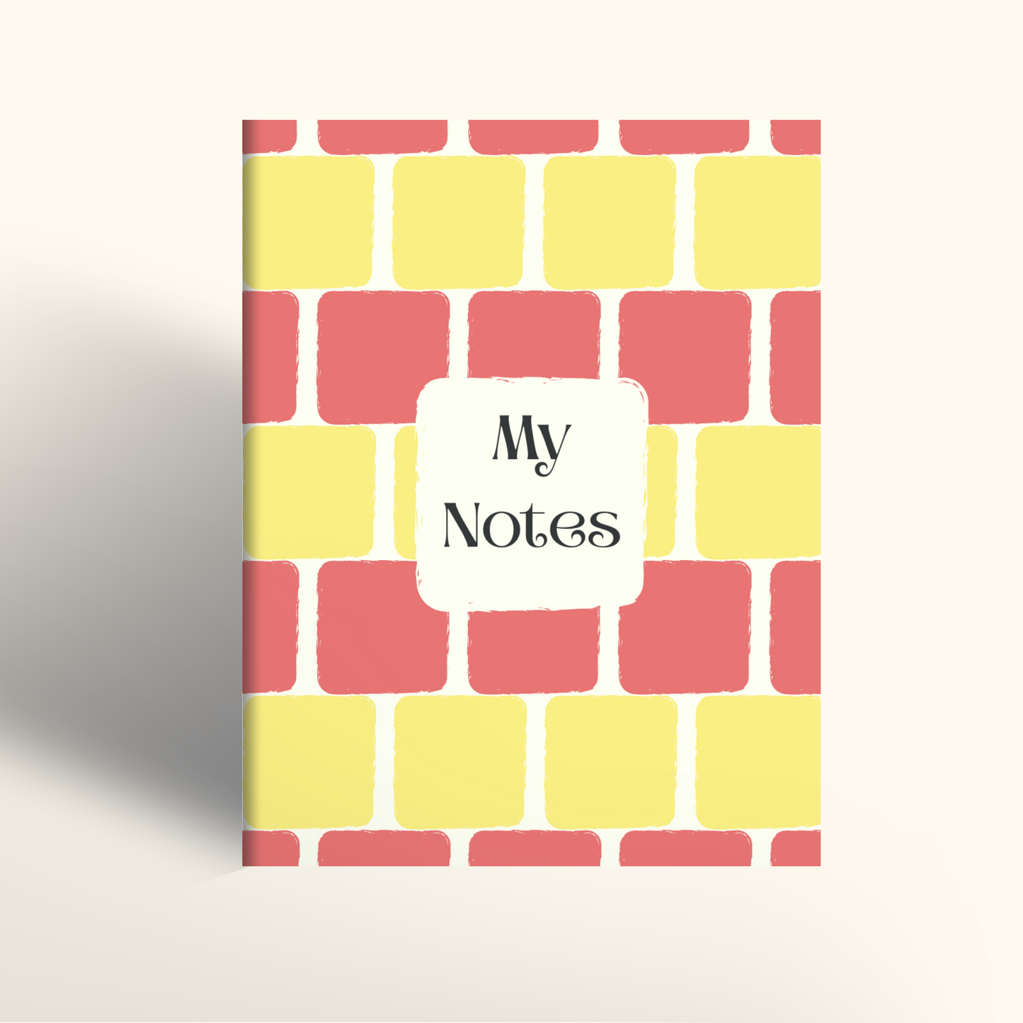 Rose Yellow Squares - A5/US Trade