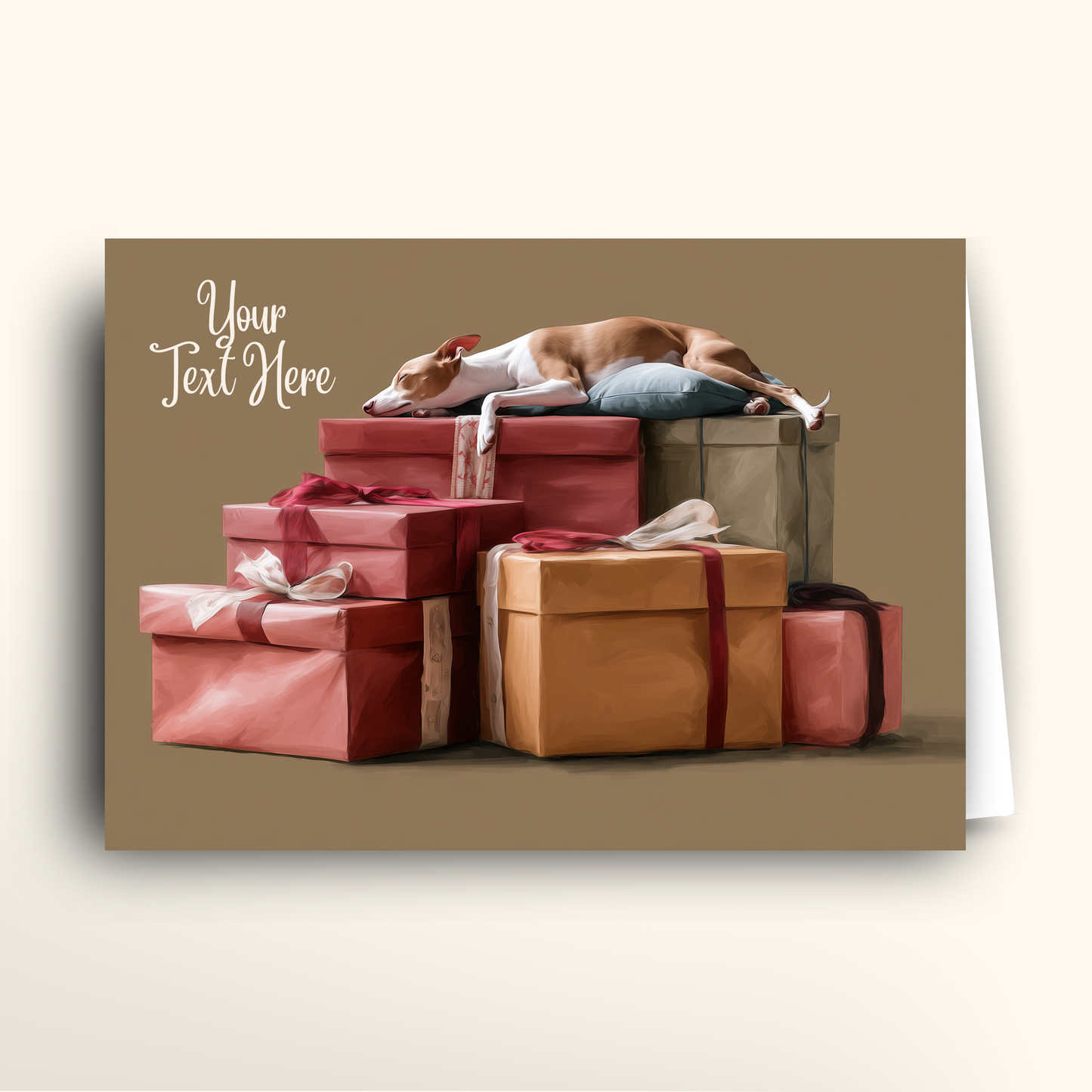 Sleeping Greyhound - Card