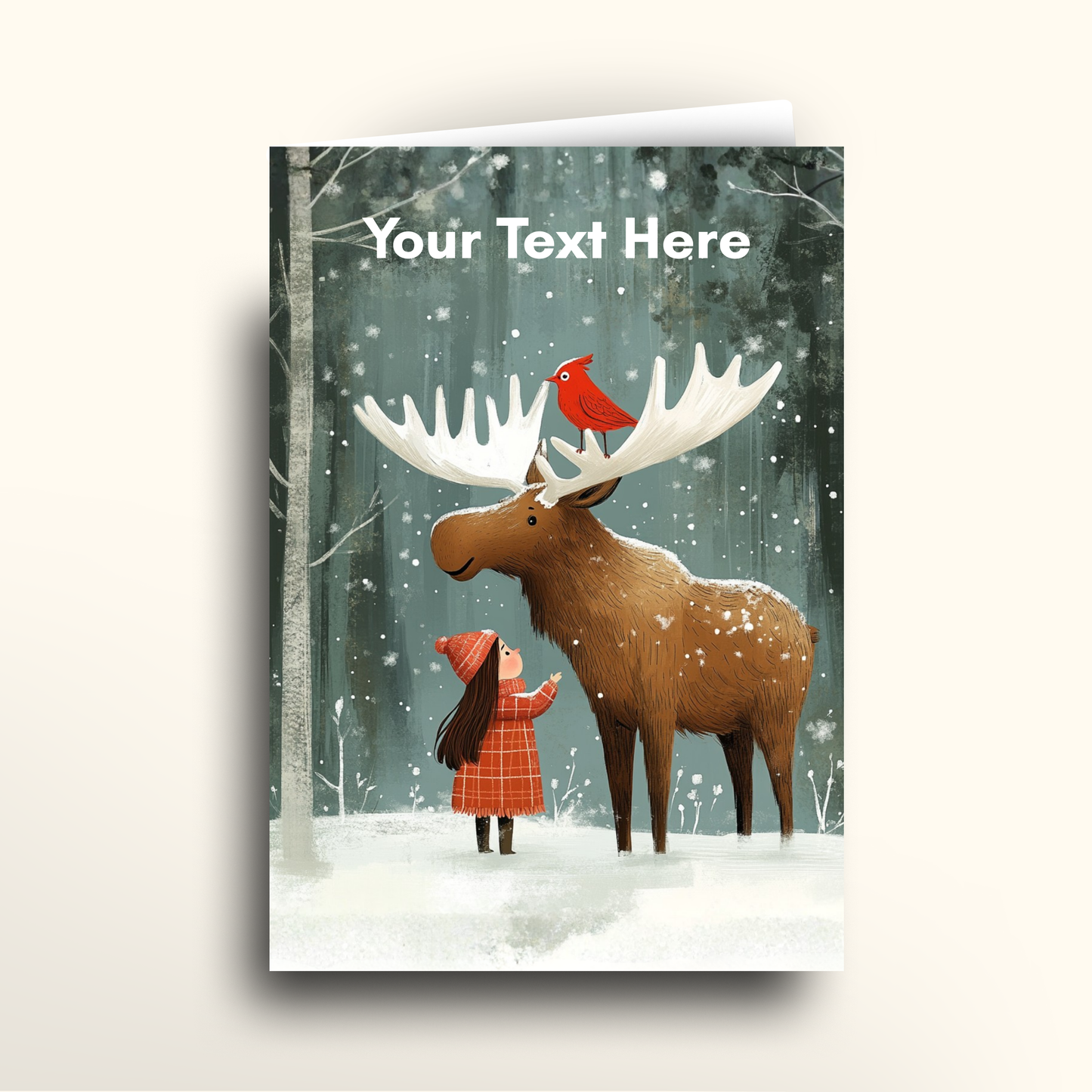 Snowy Forest Friends - Card