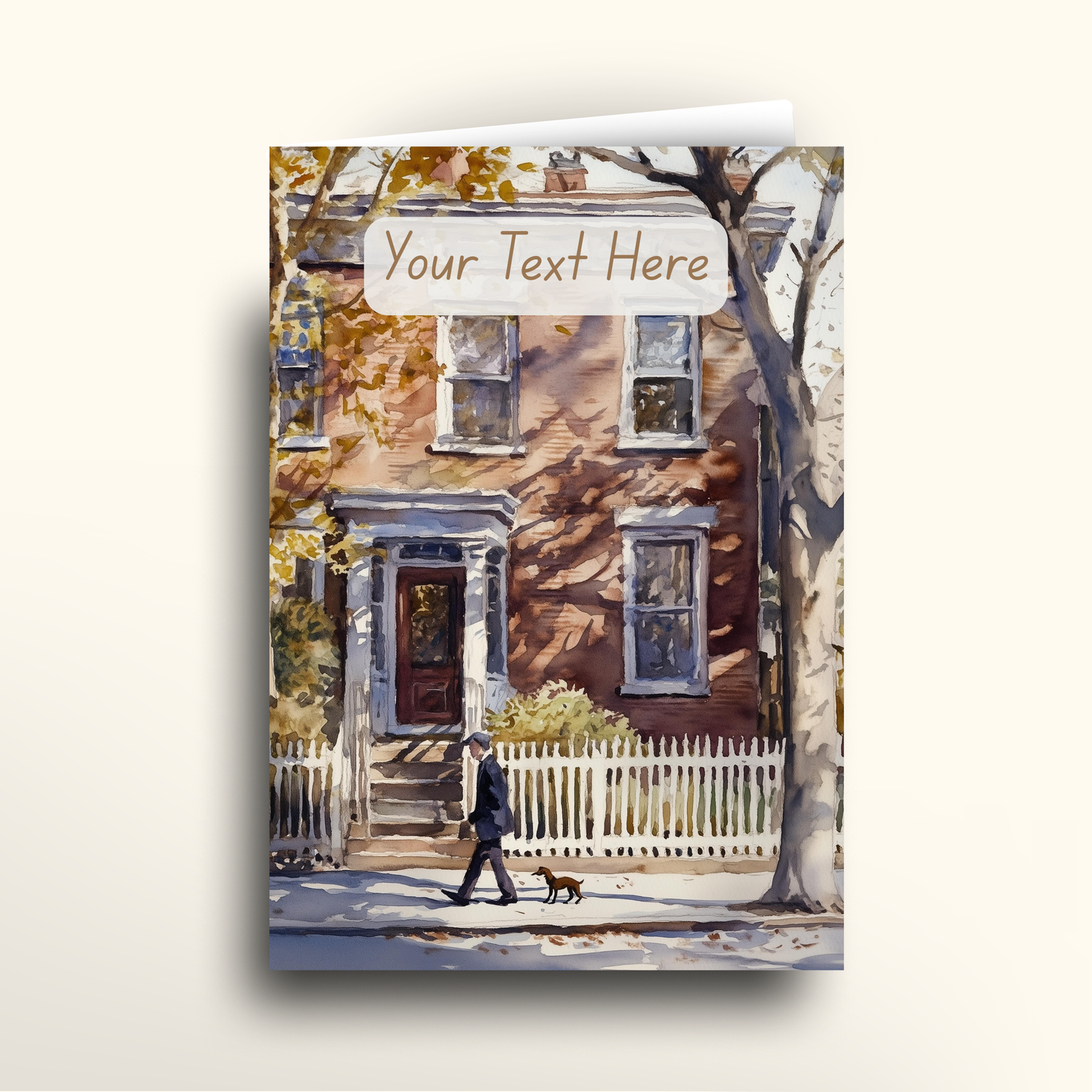 Suburban Dog Walks - Card