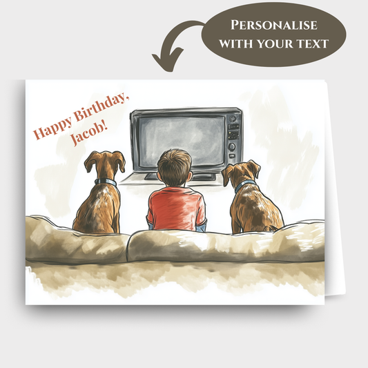 TV with the Boxers Card