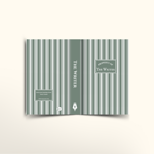 Ticking Stripes - Sage Sand - Pocket