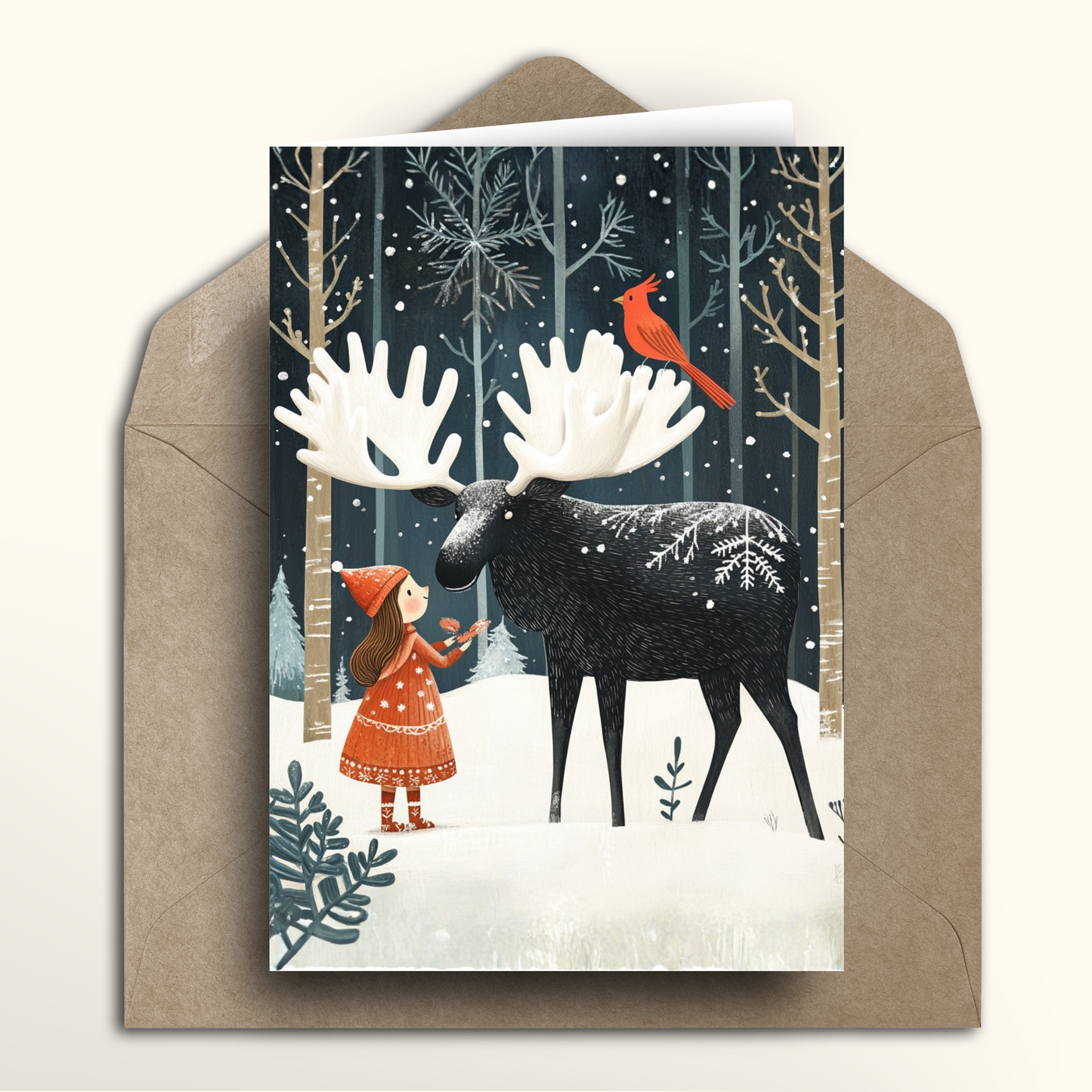 Winter Forest Friends - Card