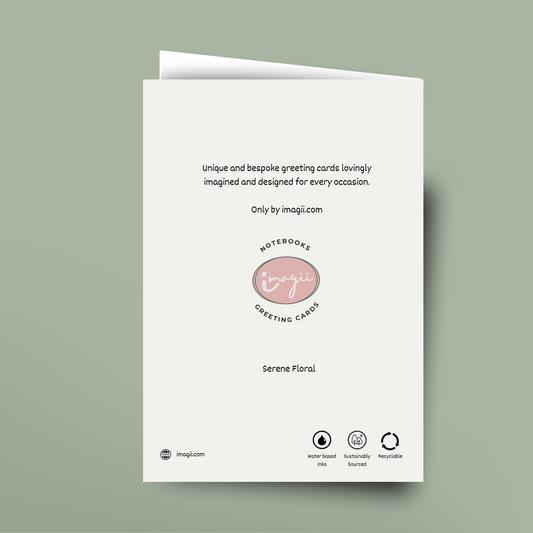 Serene Floral - Card