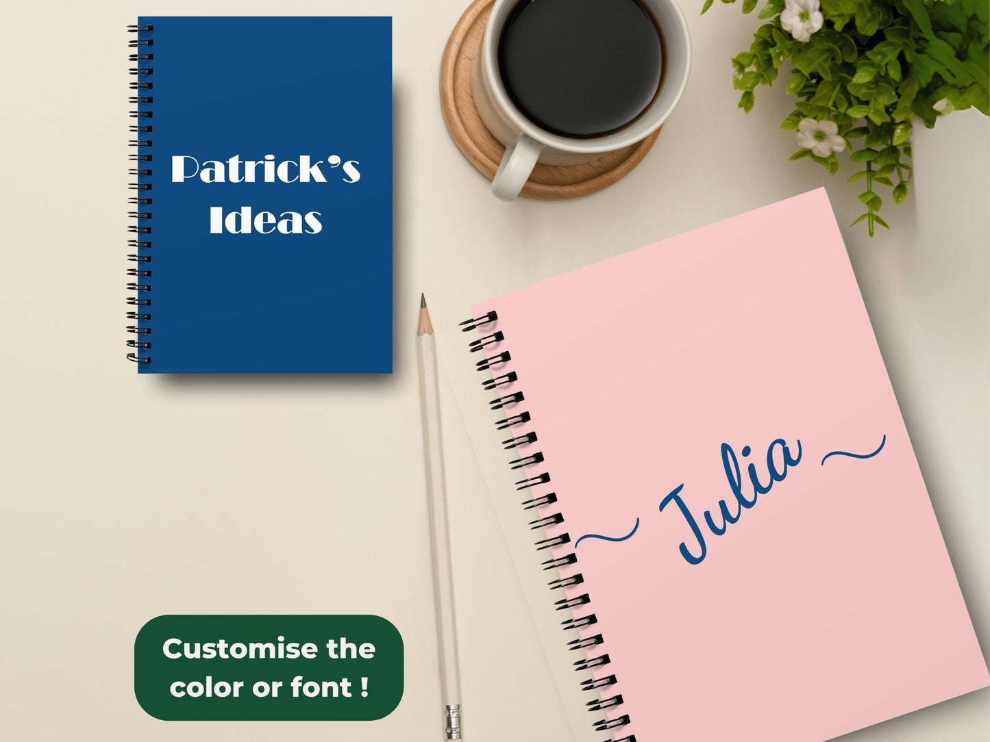 Customised Spiral Notebooks A4/A5