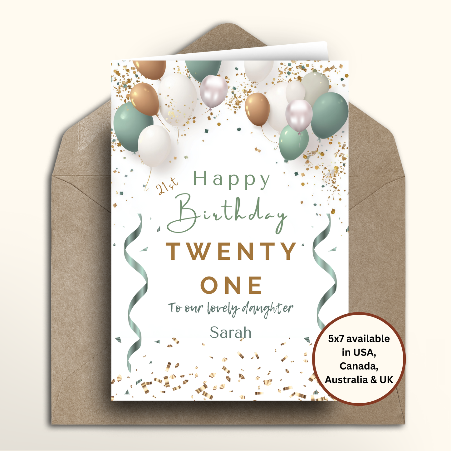 Big Day Birthday - 5x7