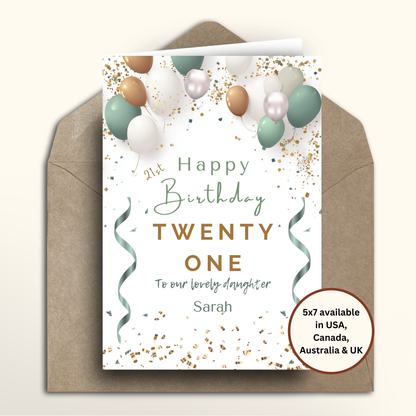 Big Day Birthday - 5x7