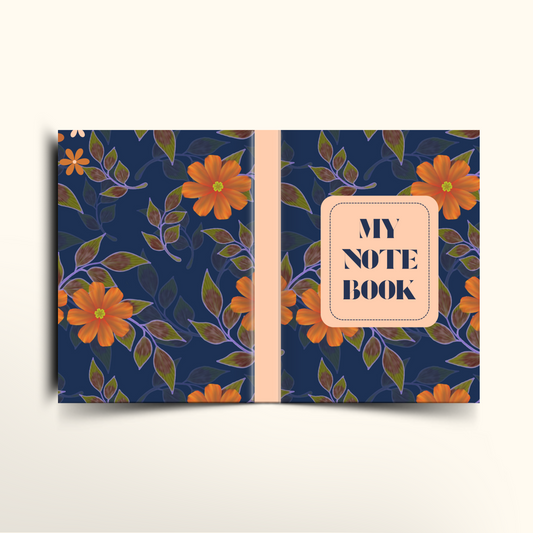 Burnt Orange Flowers - Softcover