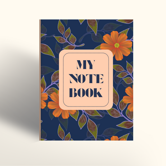 Burnt Orange Flowers - Softcover