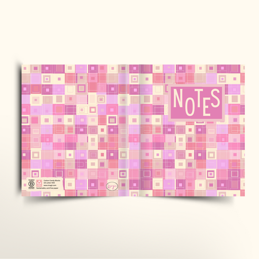 Cotton Candy Blocks - A5/US Trade