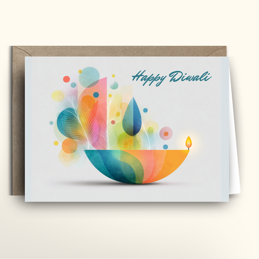 Diwali Bowl of Light and Life - Card
