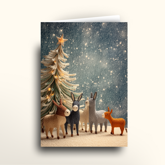 Donkey Yarnmas - Card