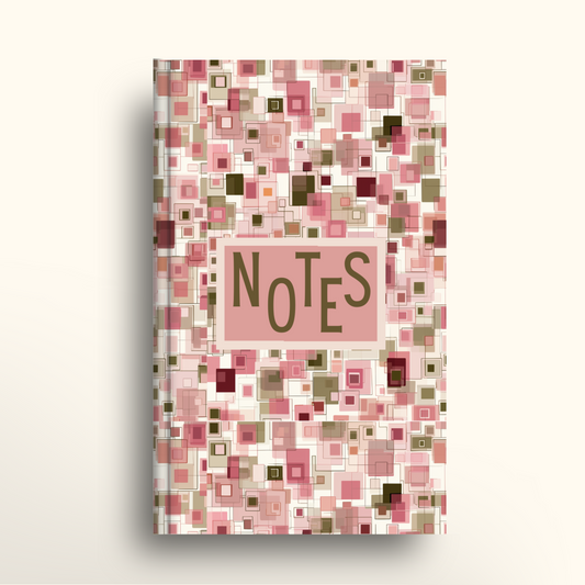 Mauve Crazy Blocks - A5/US Trade