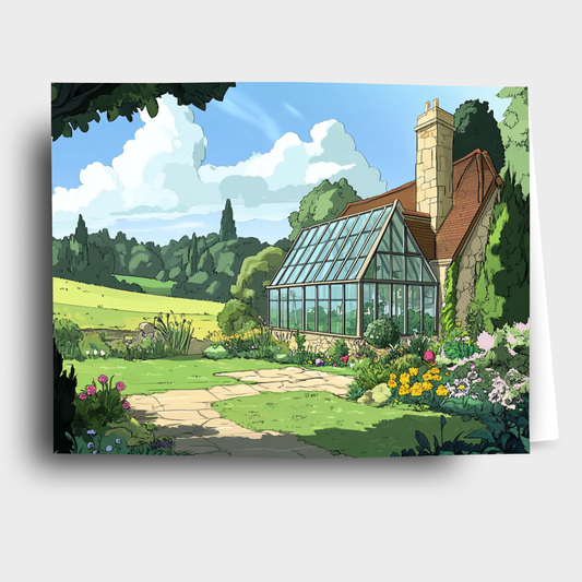 English Country Garden Card