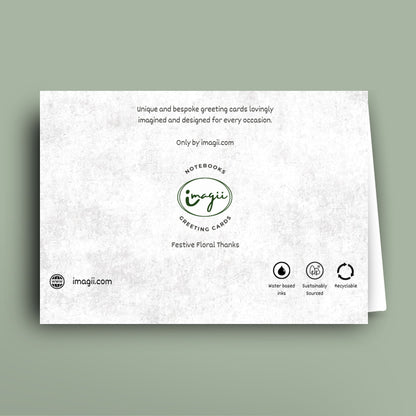 Festive Floral Thanks