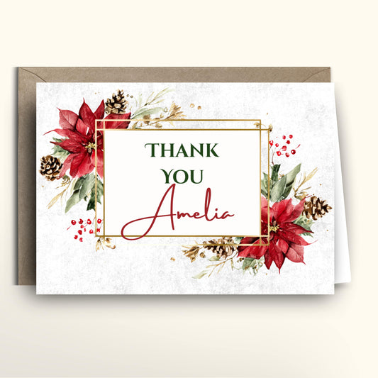 Festive Floral Thanks