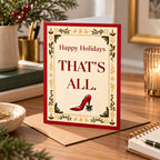 Devil Wears Prada Christmas Card, Funny That's All Card