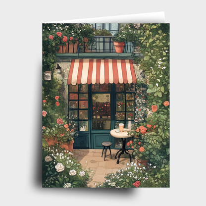 Garden Tea Shop Card