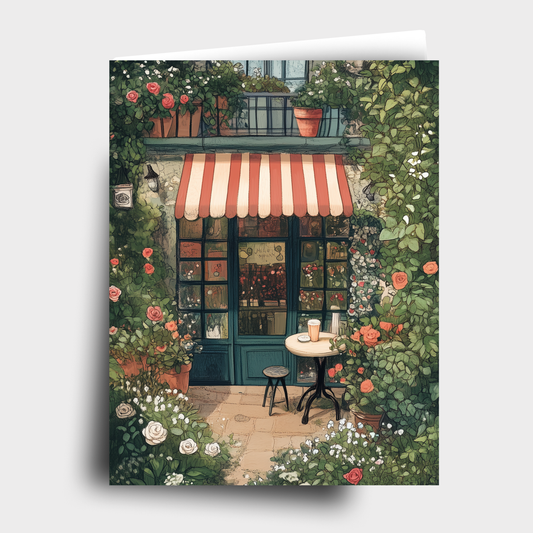 Garden Tea Shop Card