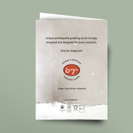 Ginger Cats Winter Valentine