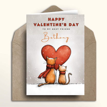 Ginger Cats Winter Valentine