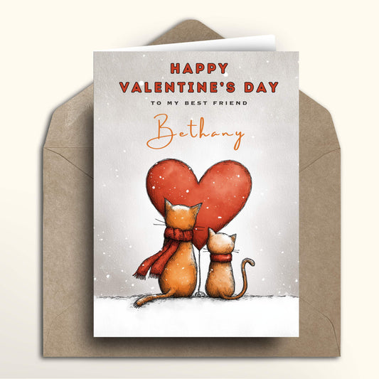 Ginger Cats Winter Valentine