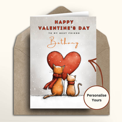 Ginger Cats Winter Valentine